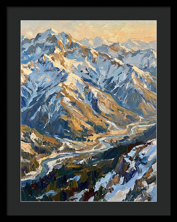 Snow Capped Mountain Majesty