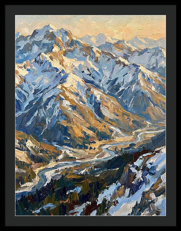 Snow Capped Mountain Majesty