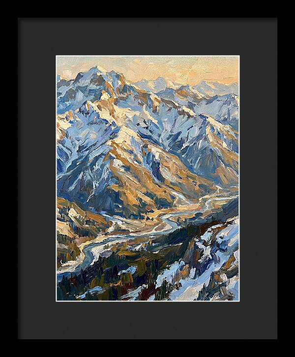 Snow Capped Mountain Majesty