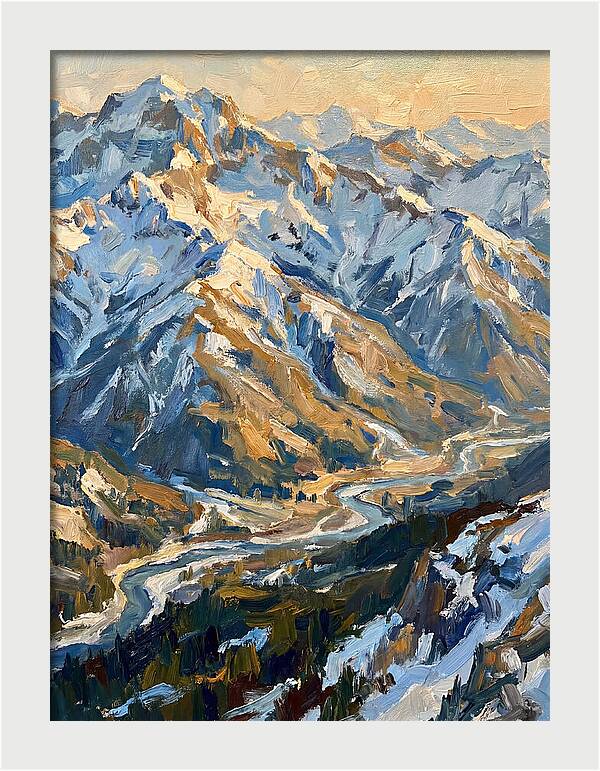 Snow Capped Mountain Majesty