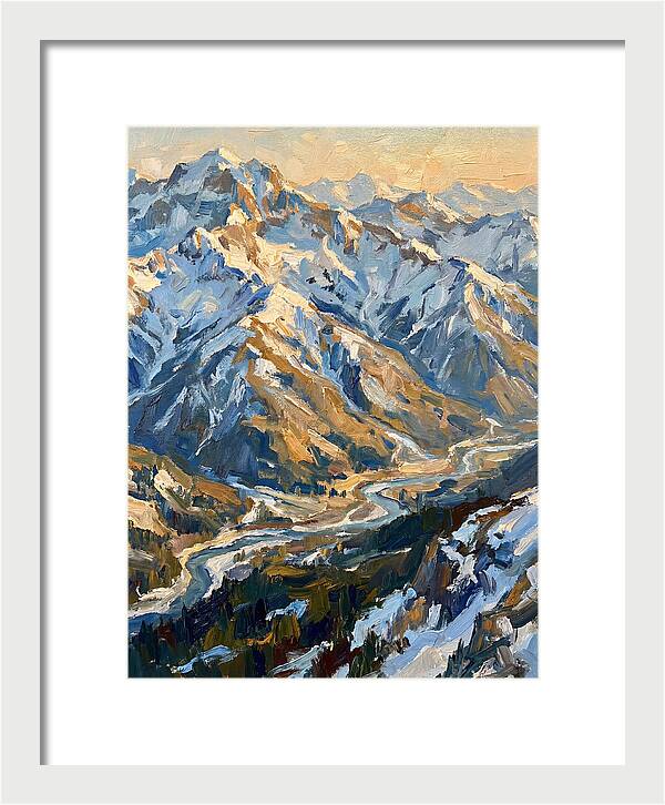 Snow Capped Mountain Majesty