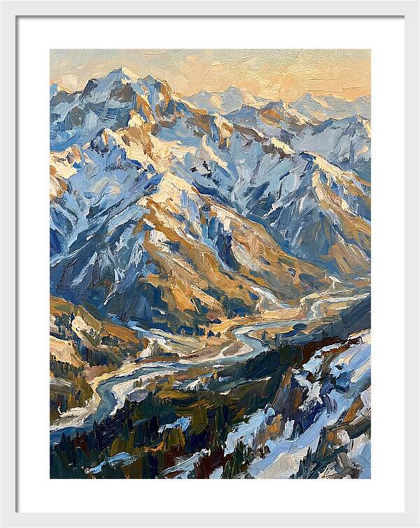 Snow Capped Mountain Majesty