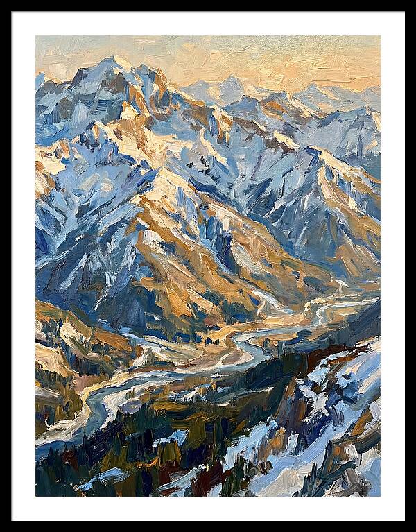 Snow Capped Mountain Majesty