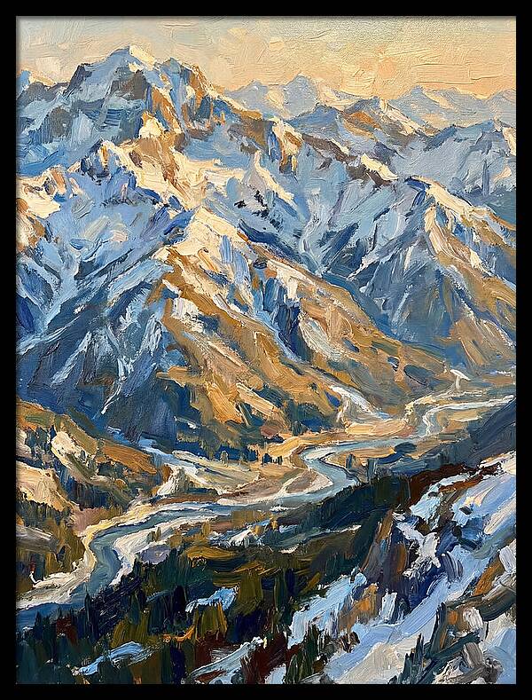 Snow Capped Mountain Majesty