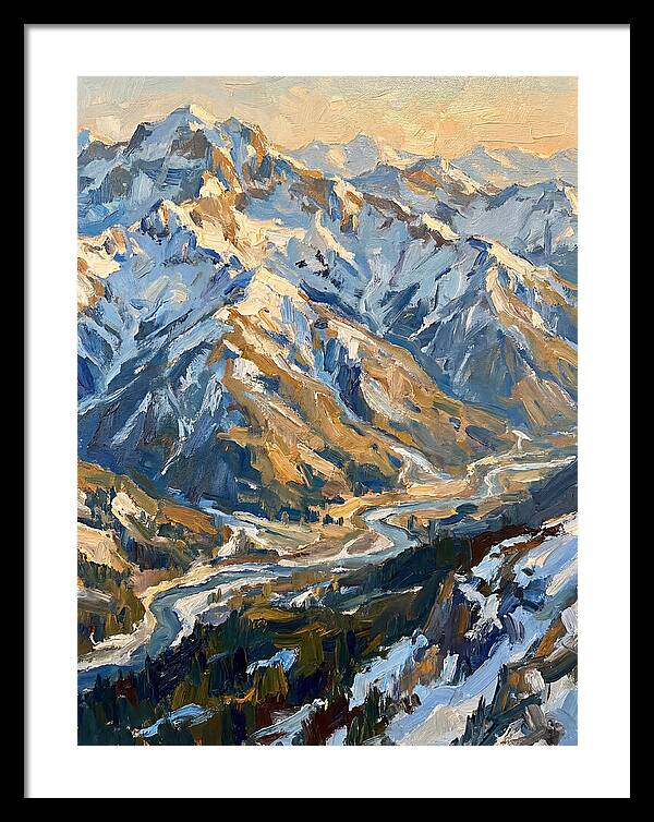 Snow Capped Mountain Majesty
