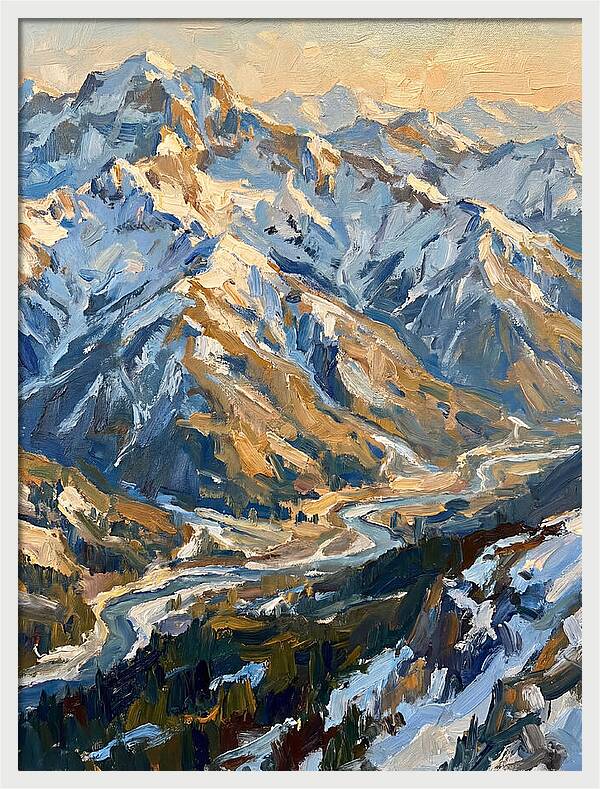 Snow Capped Mountain Majesty