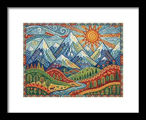 Snow Capped Mountains Landscape