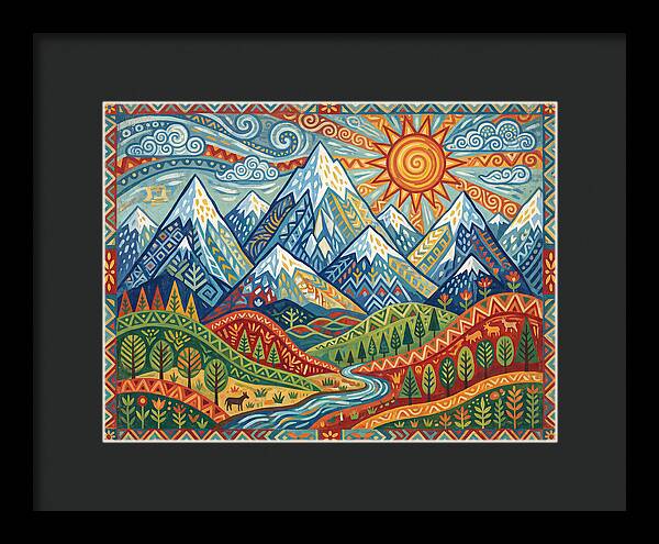 Snow Capped Mountains Landscape