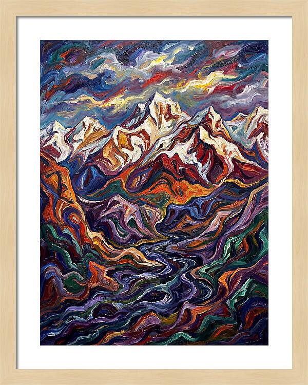 Snow Capped Mountains Majesty