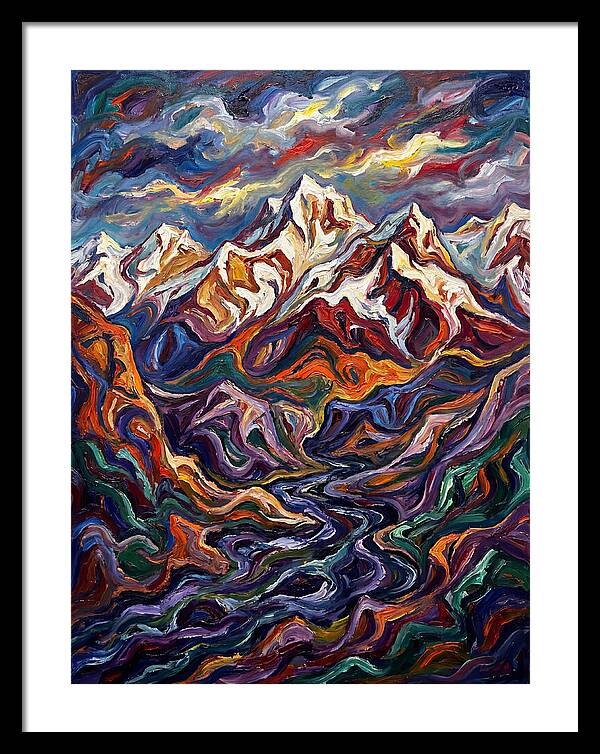 Snow Capped Mountains Majesty