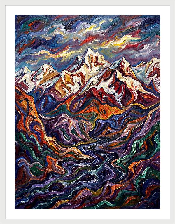 Snow Capped Mountains Majesty