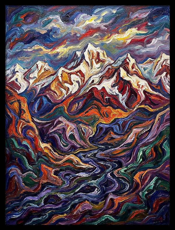 Snow Capped Mountains Majesty