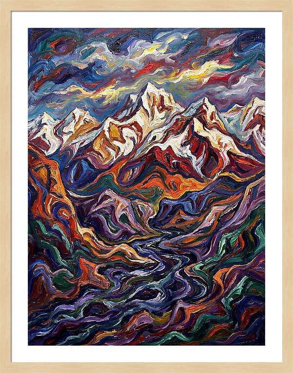 Snow Capped Mountains Majesty