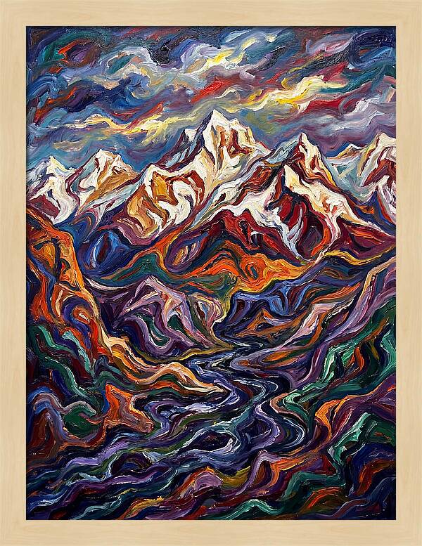 Snow Capped Mountains Majesty