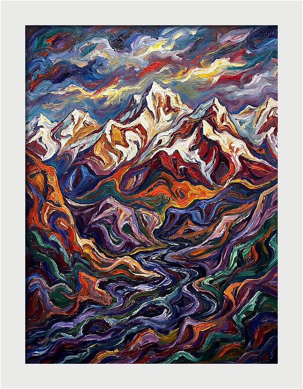 Snow Capped Mountains Majesty