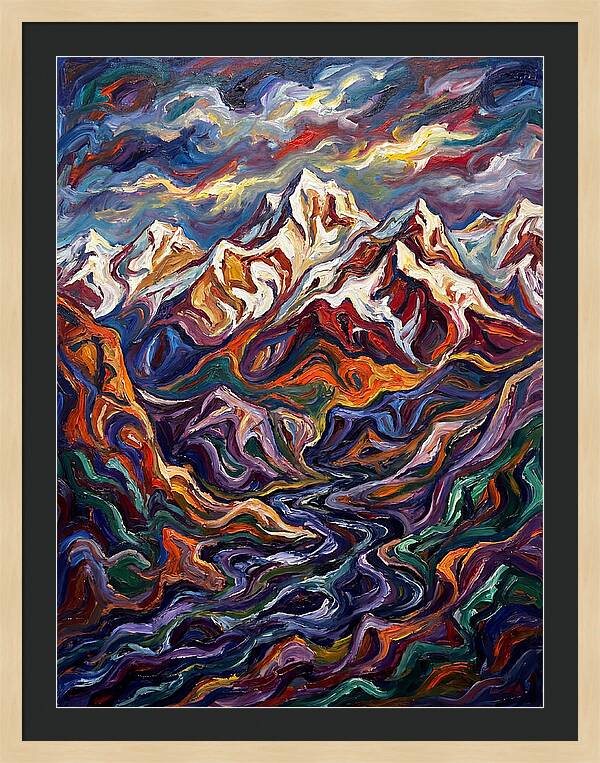 Snow Capped Mountains Majesty