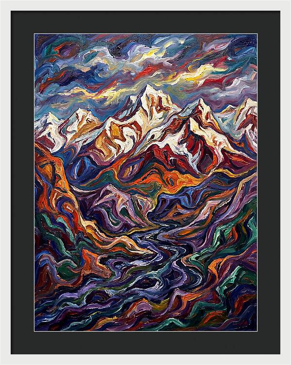 Snow Capped Mountains Majesty