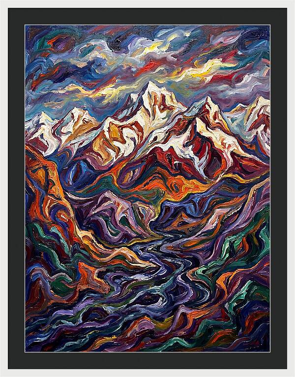 Snow Capped Mountains Majesty
