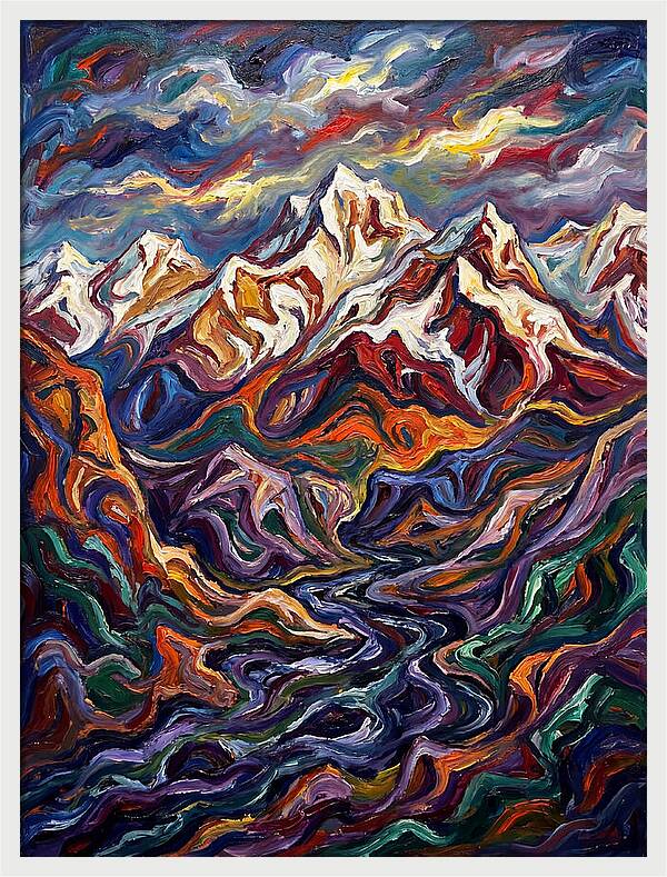 Snow Capped Mountains Majesty