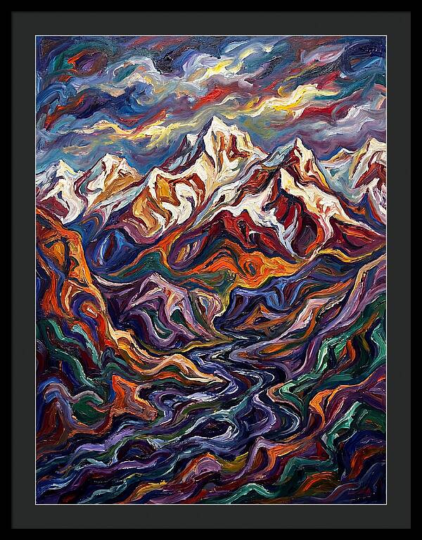 Snow Capped Mountains Majesty