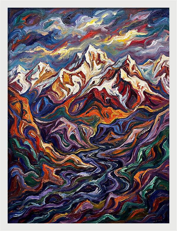 Snow Capped Mountains Majesty