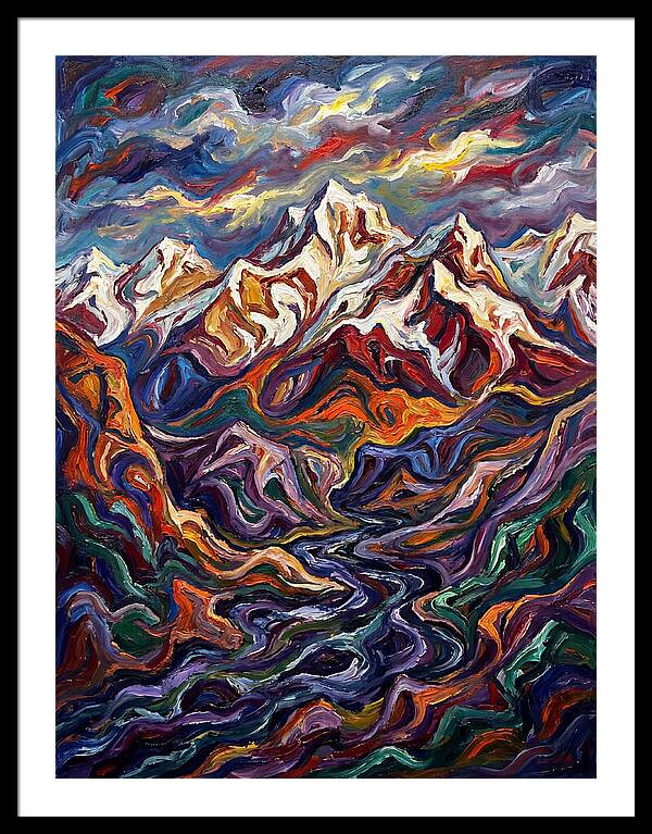 Snow Capped Mountains Majesty