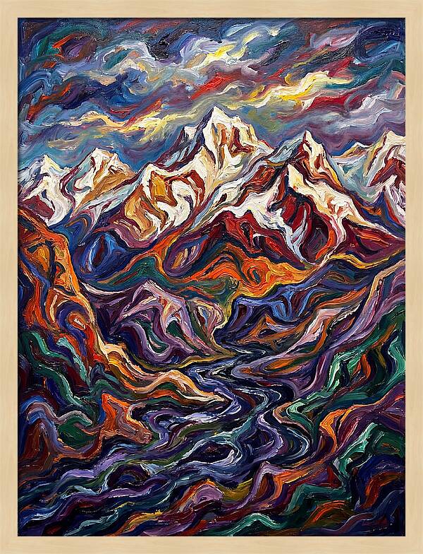 Snow Capped Mountains Majesty