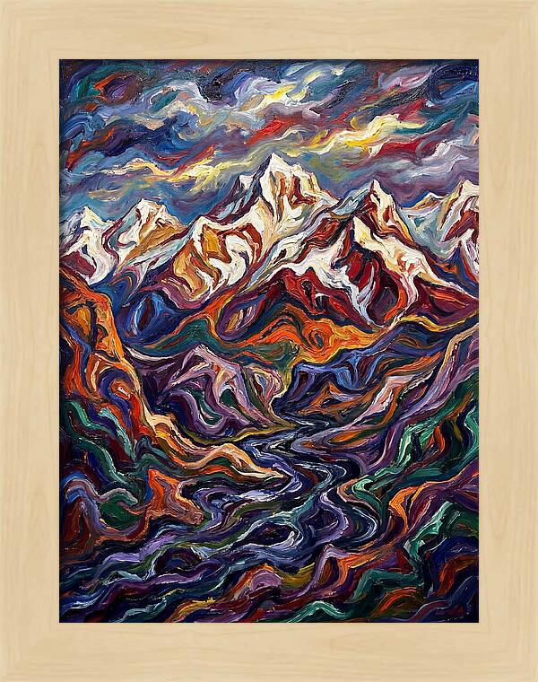 Snow Capped Mountains Majesty