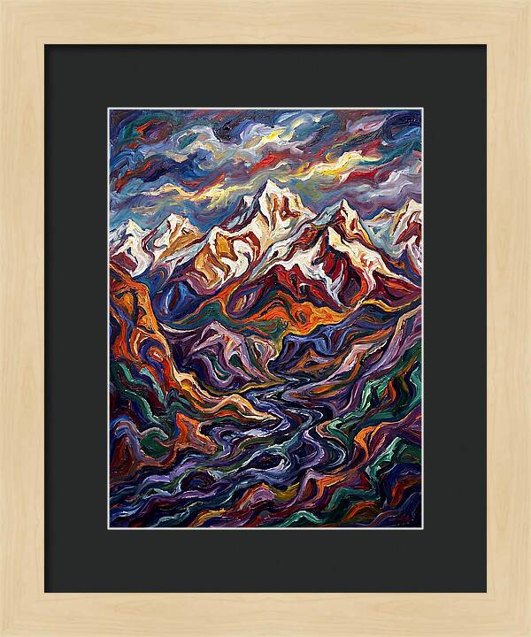 Snow Capped Mountains Majesty