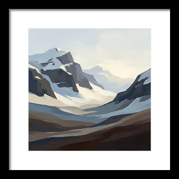 Snow Capped Mountains Serenity