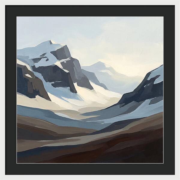 Snow Capped Mountains Serenity