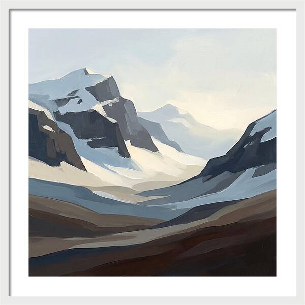 Snow Capped Mountains Serenity