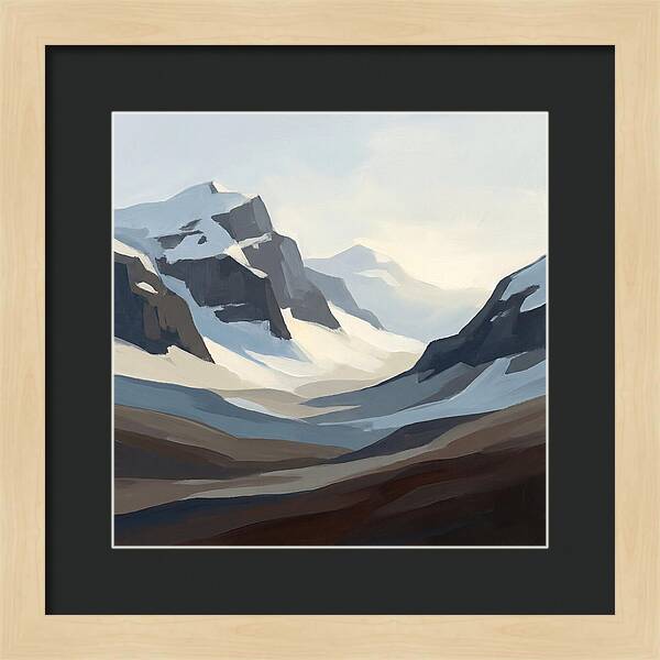 Snow Capped Mountains Serenity
