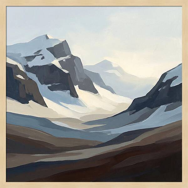 Snow Capped Mountains Serenity