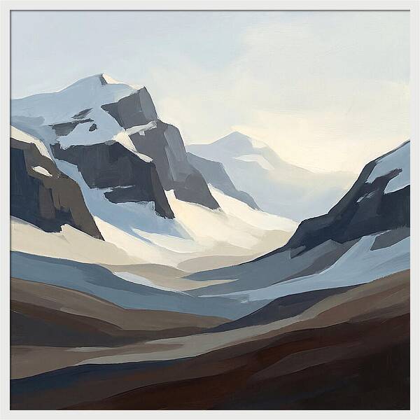Snow Capped Mountains Serenity