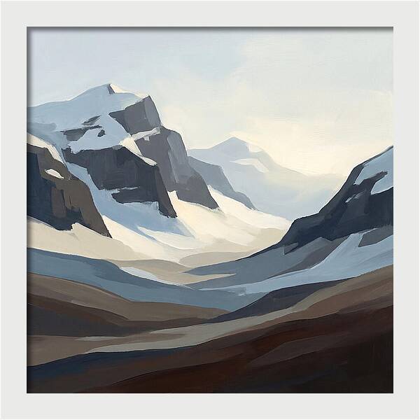 Snow Capped Mountains Serenity