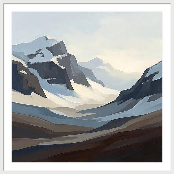 Snow Capped Mountains Serenity