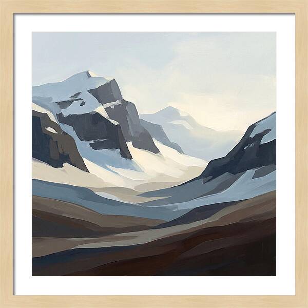Snow Capped Mountains Serenity