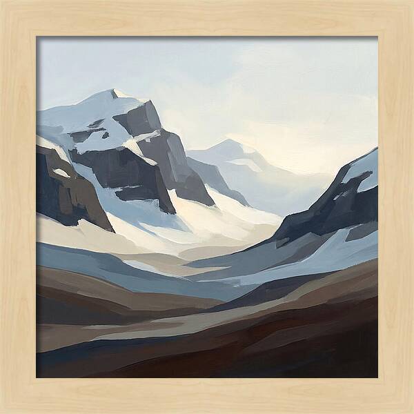 Snow Capped Mountains Serenity