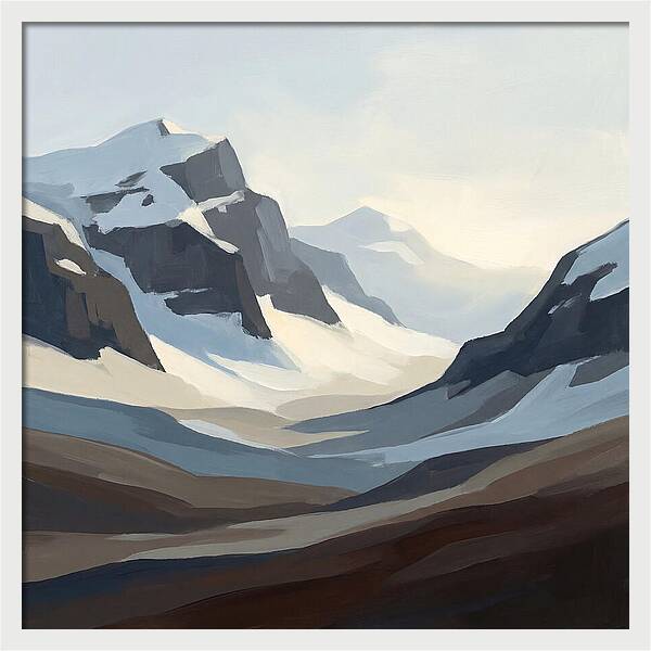 Snow Capped Mountains Serenity