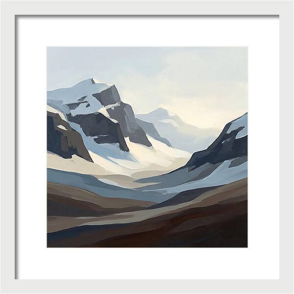 Snow Capped Mountains Serenity
