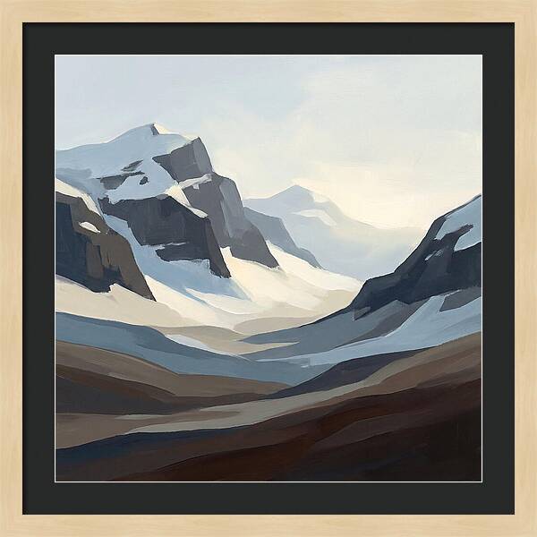 Snow Capped Mountains Serenity