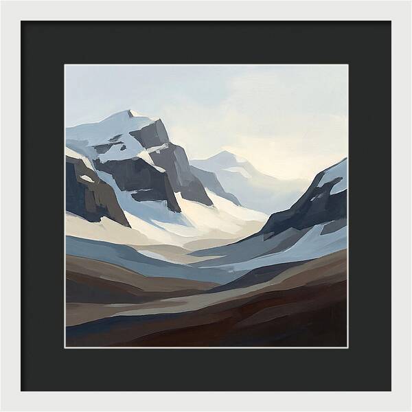 Snow Capped Mountains Serenity