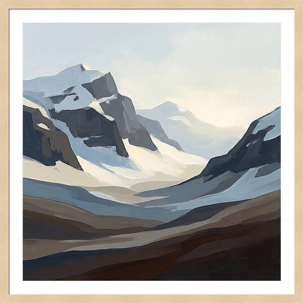 Snow Capped Mountains Serenity