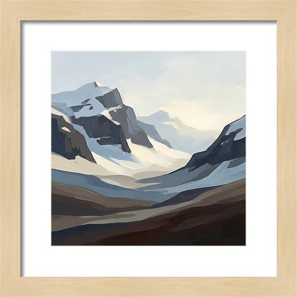 Snow Capped Mountains Serenity