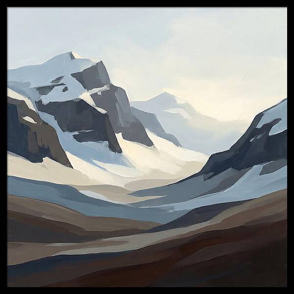 Snow Capped Mountains Serenity