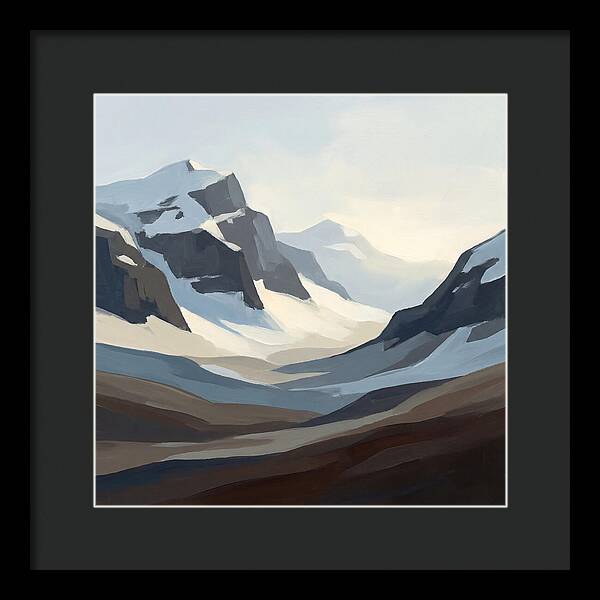 Snow Capped Mountains Serenity
