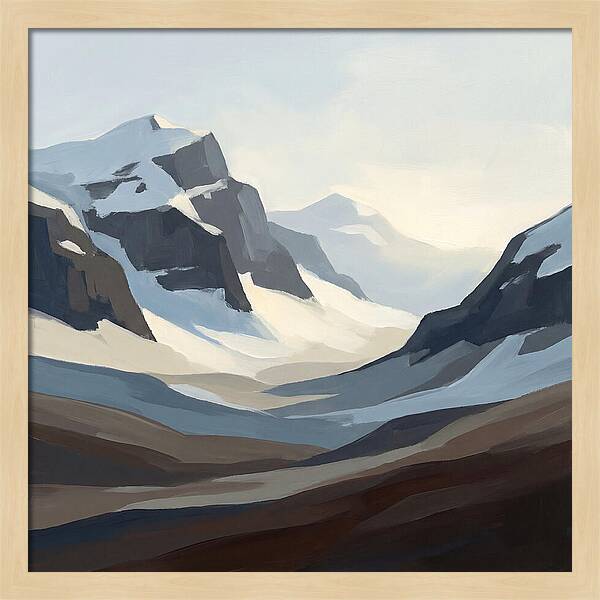 Snow Capped Mountains Serenity