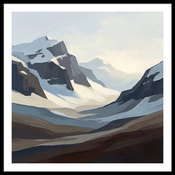 Snow Capped Mountains Serenity
