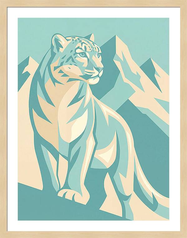 Snow Leopard Majesty
